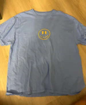I love Jesus smiley tee Blue Size XL thumbnail 1