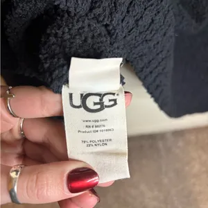 UGG Sage Cowl Neck Pullover In Black Size XL thumbnail 4