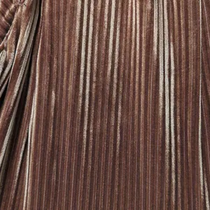 NWT Baltic Born Brown Velvet Wrap Maxi Dress V Neck Tie Waist Womens Size L thumbnail 2