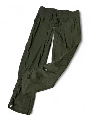 Lululemon Dance Mid Rise Studio‎ Drawcord Crop 25" Gorpcore Sz 6 LW6AVQS thumbnail 1