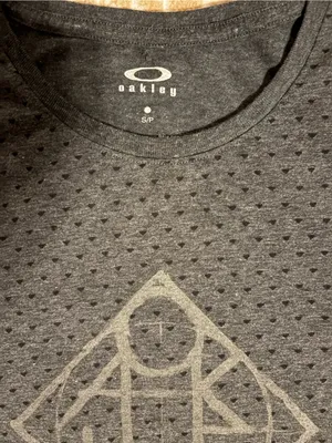 Oakley Black Mesh Graphic Tank Top thumbnail 2
