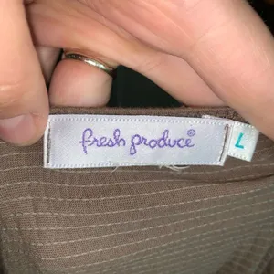 Fresh Produce tan lightweight granny core L cozy cardigan thumbnail 3