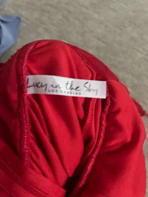 Lucy in the Sky Romper Red thumbnail 3