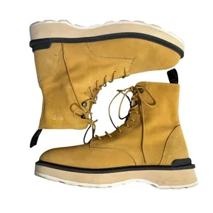 Sorel Hi Line Lace‎ Geo Yellow/Jet Waterproof Combat Boots Womens Size 10 thumbnail 6