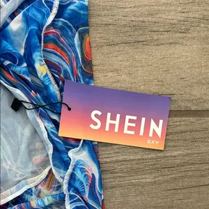 SHEIN Colorful Swirl Pattern Dress thumbnail 2