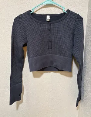 Aerie Offline Long Sleeve Workout Top thumbnail 1