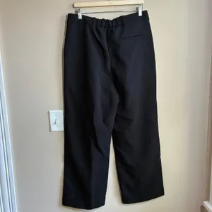 Old Navy Taylor Wide Leg Trouser L Black Women Extra High Rise Pleated thumbnail 6