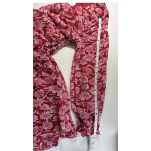 Julia Jordan Pink Floral Twist Front Cutout Back Mini Dress Pink‎ Red Size 2 thumbnail 9