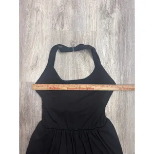 Halara Black Softly Zero Airy Backless Twisted Flare Low Support Dance Large NEW thumbnail 9