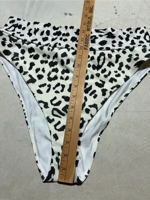 Aerie high cut cheeky Leopard Print Bikini Bottoms XL thumbnail 9