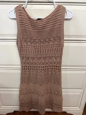Zara Pointelle Knit Dress thumbnail 2
