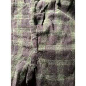 Vtg‎ NorthStyle Denim Jacket Blue Flannel Lined Plaid Barn Chore Coat Utility L thumbnail 8