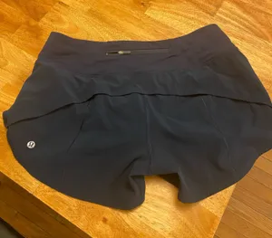 Navy Blue Lululemon shorts size 8 thumbnail 2