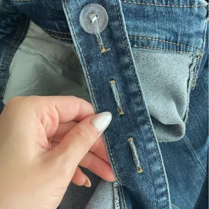 ModCloth Kinetic‎ Charms Denim Overall Mini Dress Size Medium Pinafore thumbnail 5