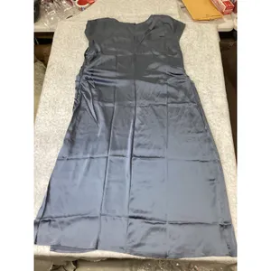 A New Day Blue Satin Cap Sleeve Midi Shift Dress 3X Plus Size 018 03 4521 thumbnail 4