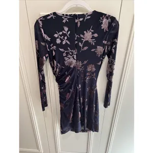 Desigual Floral Velvet Burnout Ruched Mini Dress Size Small Medora Whimsigoth thumbnail 5