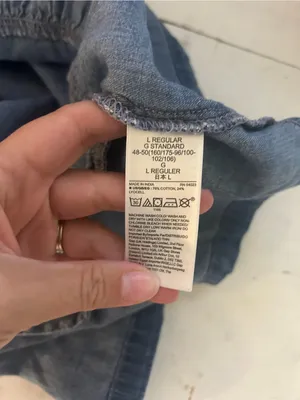 GAP Light Blue Chambray Tiered Pull-On Summer Skirt | Size Large thumbnail 7