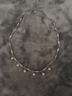 Vintage Swarovski Silver Toned Necklace With Swan Tag thumbnail 3