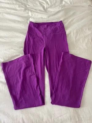 Lululemon Purple Flare Pants Groove thumbnail 1