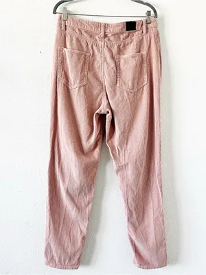 BDG Pink Corduroy Mom High Rise Straight Leg Pants thumbnail 5