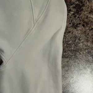Lululemon Scuba Hoodie Oversized Half Zip Athleisure Minimalist Y2K Bone XS/S thumbnail 4