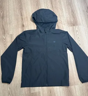 Billabong‎ Black Hooded Windbreaker Jacket thumbnail 1