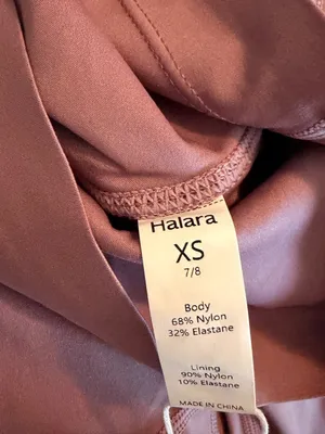 Halara XS 7/8 Womens High-Waisted 7/8 Leggings XS Pink Stretchy Nylon Blend With thumbnail 5