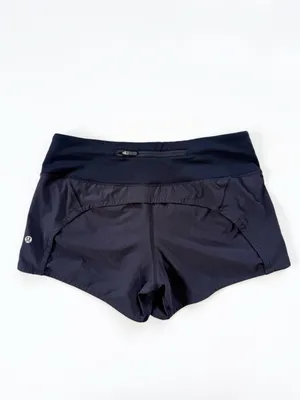 lululemon Run Times Short II Size 6 - Black thumbnail 5