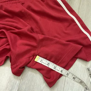 Vintage Nike Shorts stripe athletic pull on womens Red medium sporty activewear thumbnail 6
