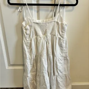 Abercrombie White Tiered Sundress thumbnail 3