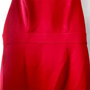 London Times Red Knee Length Sheath Dress Sz 14 Work Party coquette Grannycore thumbnail 3