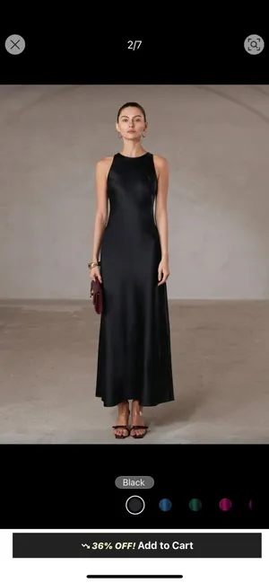 SHEIN satin dress thumbnail 3