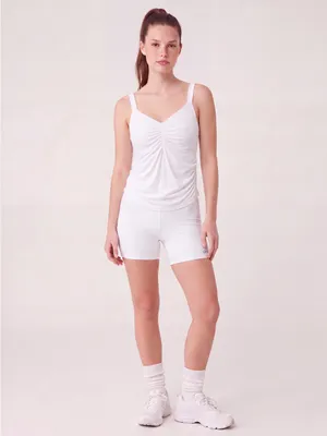 Ally. Ruched V-Neck Camisole Active wear tank top basic work out gym athleisure thumbnail 2