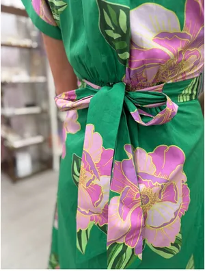 Floral Dress THML Midi thumbnail 2