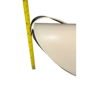 Zara Cream Asymmetric Crossbody Bag Sculptural Minimalist Half Moon Purse EUC thumbnail 14