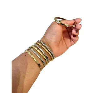 Anthropologie Star Bracelet Stack Gold and Silver Stack of 7 thumbnail 3