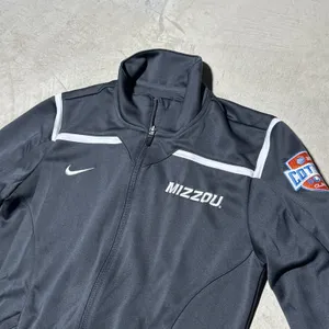 Nike Dri-Fit Mizzou Missouri Tigers Full Zip Jacket SZ M Cotton Bowl Football thumbnail 2