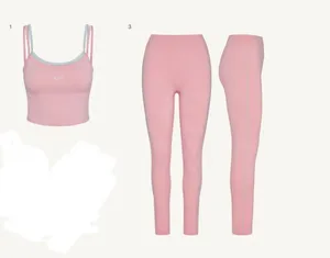 Set Active Cloud Pipe Leggings and Cami Set thumbnail 1