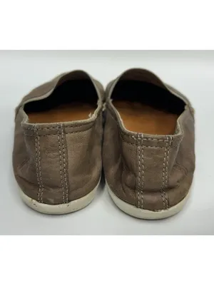 Frye Melanie Women's Slip On Loafers Size 7.5 Brown Leather Casual Ballet Flat thumbnail 5