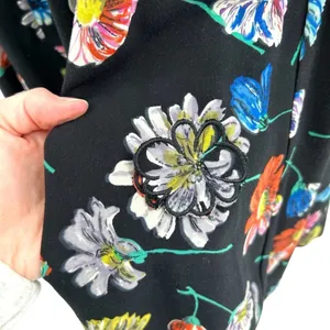 Anthropologie Moulinette Soeurs Astere Everywhere‎ Dress Floral Black Size 2 thumbnail 7