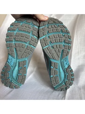 Brooks Ghost 10 Womens Size 7 B Grey Teal Running Shoes Sneakers 1202461B03 thumbnail 4