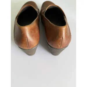 Dansko Rosaline Womens 38 Brown Leather Casual‎ Wedge Clog Slip On Shoes thumbnail 5