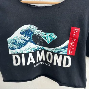 Diamond Supply Co. Off the Shoulder Cropped Tee thumbnail 2