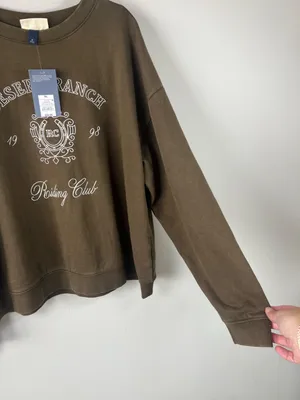 Universal Thread Graphic Crewneck Sweatshirt Coastal Cowgirl Western Fall NEW XL thumbnail 6