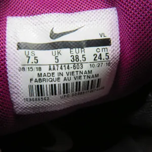 Nike Zoom Winflo 5 in True Berry Purple Sneakers 7.5 Womens Pink Purple Sneakers thumbnail 11