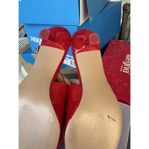 Steve Madden Women's US 7.5 Valeriee Heel Pointed Toe Pump Red‎ Patent thumbnail 8
