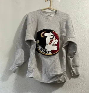 Vintage Florida Seminoles Sweatshirt Size XL Flat Land Made In USA thumbnail 1