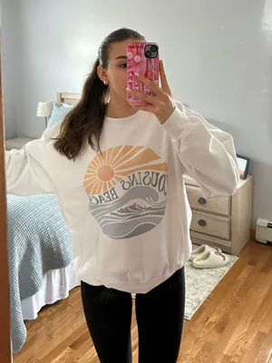 Gildan Cousins Beach Crewneck thumbnail 1