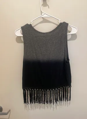 Ombre Fringe Tank Top thumbnail 4