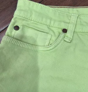 Sanctuary Vintage Neon Lime Green Denim Shorts thumbnail 6